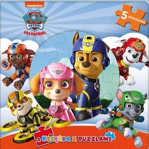 Psi Patrol Książka z puzzlami