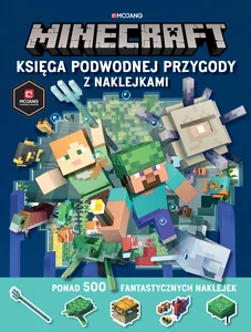 Księga podwodnej przygody z naklejkami. Minecraft Księga podwodnej przygody z naklejkami. Minecraft