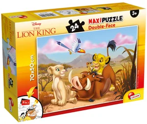 Puzzle dwustronne maxi Król Lew 24 Puzzle dwustronne maxi Król Lew 24