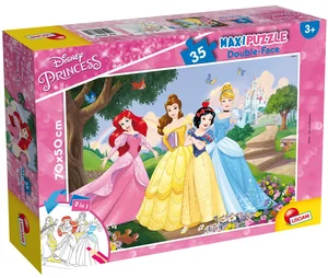 Puzzle dwustronne maxi Księżniczki 35 Puzzle dwustronne maxi Księżniczki 35