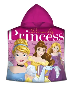 Poncho kąpielowe Disney Princess 100x50cm WD19612M Poncho kąpielowe Disney Princess 100x50cm WD19612M