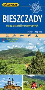 Bieszczady Mapa atrakcji turystycznych 1:100 000