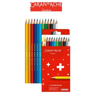 Kredki ołówkowe CARAN DACHE Swisscolor 12 kolorów