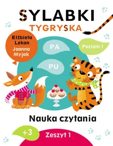 Sylabki Tygryska. Nauka czytania Poziom 1. Zeszyt 1