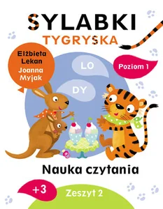 Sylabki Tygryska. Nauka czytania Poziom 2. Zeszyt 2