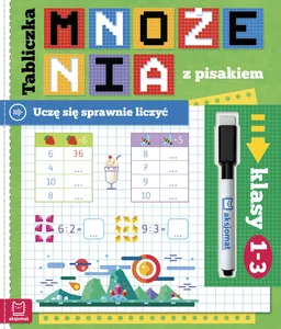 Tabliczka mnożenia z pisakiem 1-3 Uczę się sprawnie liczyć Tabliczka mnożenia z pisakiem 1-3 Uczę się sprawnie liczyć