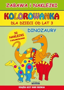 Kolorowanka dla dzieci od lat 3 Dinozaury Kolorowanka dla dzieci od lat 3 Dinozaury