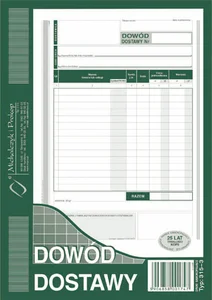 Dowód dostawy A5 Dowód dostawy A5