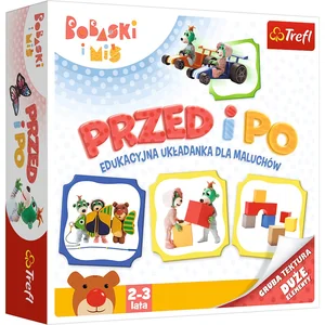 Bobaski i Miś Przed i Po Edukacyjna układanka dla maluchów Bobaski i Miś Przed i Po Edukacyjna układanka dla maluchów