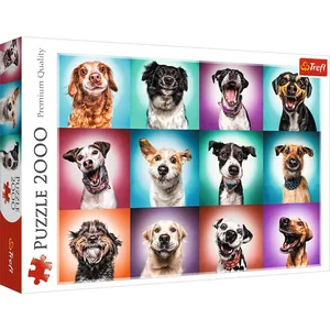 Puzzle 2000 Zabawne psie portrety II 27119 Puzzle 2000 Zabawne psie portrety II 27119