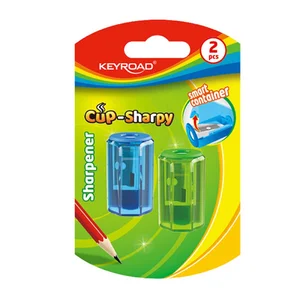 Temperówka plastikowa CUP-SHARPY pojedyncza Keyroad blister