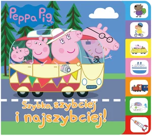 Peppa Pig Książka z registrami Szybko, szybciej, najszybciej! Peppa Pig Książka z registrami Szybko, szybciej, najszybciej!
