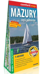 Mazury Część północna laminowana mapa turystyczna 1:60 000