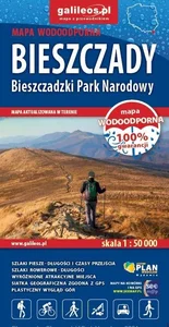 Bieszczady. Bieszczadzki Park Narodowy. Mapa turystyczna w skali 1:50 000 (wersja wodoodporna)