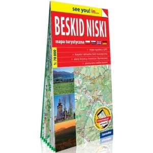 Beskid Niski mapa turystyczna 1:70 000 Beskid Niski mapa turystyczna 1:70 000