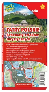 Tatry polskie. Schematy szlaków turystycznych wyd. 3 Tatry polskie. Schematy szlaków turystycznych wyd. 3