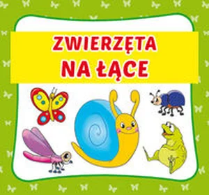 Zwierzęta na łące książeczka harmonijka