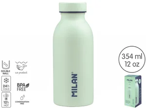 Butelka termiczna Milan 1918 zielona 345 ml Butelka termiczna Milan 1918 zielona 345 ml