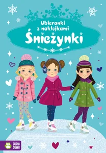 Ubieranki z naklejkami Śnieżynki Ubieranki z naklejkami Śnieżynki