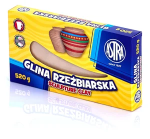 Glina rzeźbiarska Astra 520g Glina rzeźbiarska Astra 520g