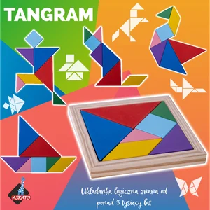 Układanka drewniana - Tangram