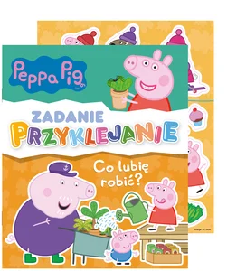 Peppa Pig Zadanie Przyklejanie Co lubię robić?