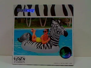 Dmuchany materac zebra LED 254x142cm