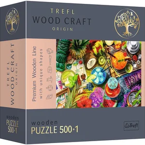 Puzzle 500+1 drewniane Kolorowe koktajle 20154 Puzzle 500+1 drewniane Kolorowe koktajle 20154