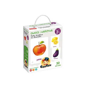 CzuCzu Karty obrazkowe na sznureczku Owoce i warzywa CzuCzu Karty obrazkowe na sznureczku Owoce i warzywa