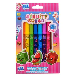 Pachnące pisaki Fruitysquad 10 kolorów