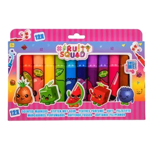 Pachnące pisaki Fruitysquad 12 kolorów
