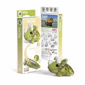 Dinozaur Tricera Eugy Eko Układanka 3D