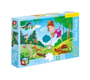 Puzzle 12 maxi Pieski Puzzle 12 maxi Pieski