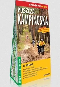 Puszcza Kampinoska; laminowana mapa turystyczna 1:40 000