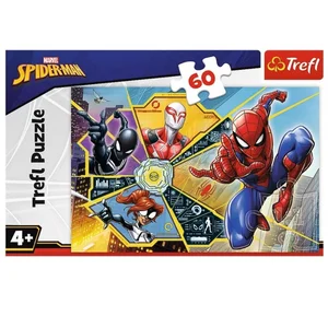 Puzzle W sieci Spiderman 60