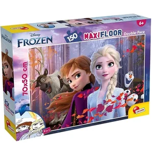 Puzzle dwustronne Maxi podłogowe Kraina Lodu 150