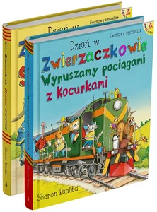 Dzień w Zwierzaczkowie Wyruszamy pociągami z kocurkami / Dzień w Zwierzaczkowie Strażacy przy pracy Pakiet Dzień w Zwierzaczkowie Wyruszamy pociągami z kocurkami / Dzień w Zwierzaczkowie Strażacy przy pracy Pakiet