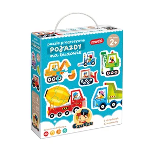 CzuCzu Puzzle progresywne Pojazdy na budowie CzuCzu Puzzle progresywne Pojazdy na budowie