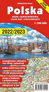 Polska. Mapa 1:700 000 wyd. 2024/2025 Polska. Mapa 1:700 000 wyd. 2024/2025