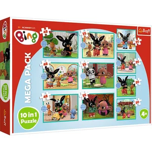 Puzzle 10 in 1 Co robi Bing? 90393 Puzzle 10 in 1 Co robi Bing? 90393