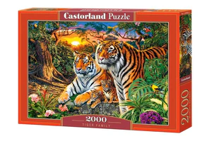 Puzzle Tiger Family 2000