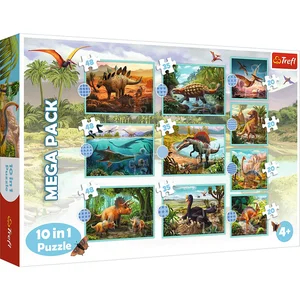Puzzle 10w1 Poznaj wszystkie dinozaury 90390