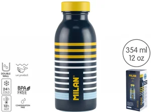 Butelka termiczna Milan Swims granatowa 354ml