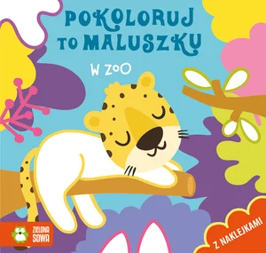 Pokoloruj to maluszku W zoo