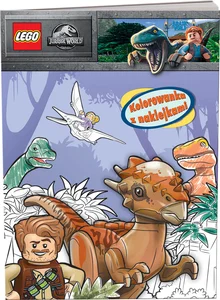 Lego Jurassic World Kolorowanka Z Naklejkami