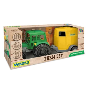 Traktor Farmer z przyczepą na konia 35023 Traktor Farmer z przyczepą na konia 35023