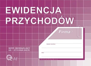Ewidencja przychodów A5 R01-H Ewidencja przychodów A5 R01-H