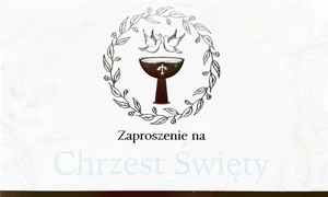 Zaproszenie Chrzest Święty ZP-16 (10 szt.) Zaproszenie Chrzest Święty ZP-16 (10 szt.)