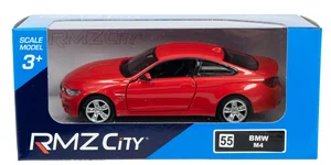RMZ City BMW M4 COUPE czerwony w skali 1:36 RMZ City BMW M4 COUPE czerwony w skali 1:36