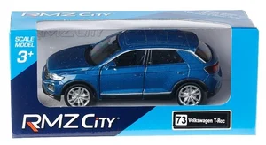 RMZ City Volkswagen T-ROC niebieski w skali 1:36